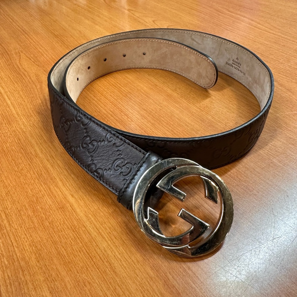 Brown Gucci Belt - Size 90 | 36